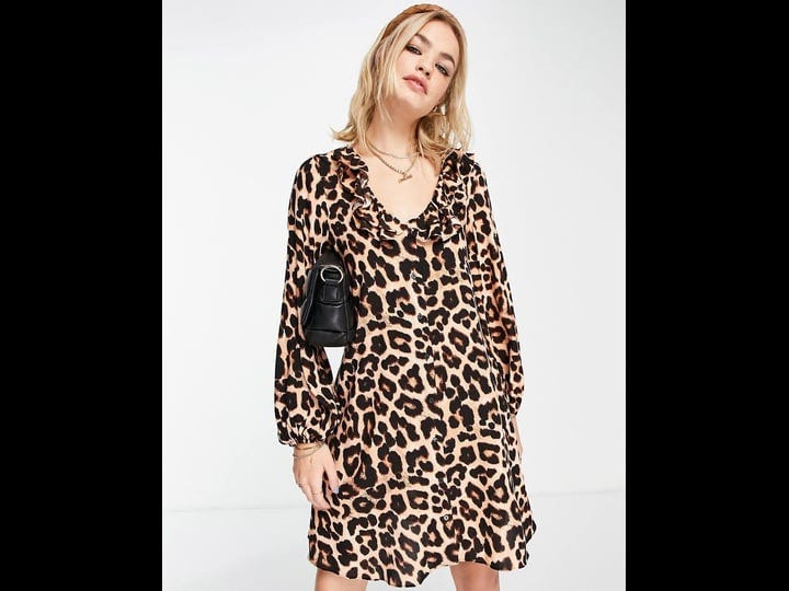 river-island-womens-brown-leopard-print-mini-dress-5