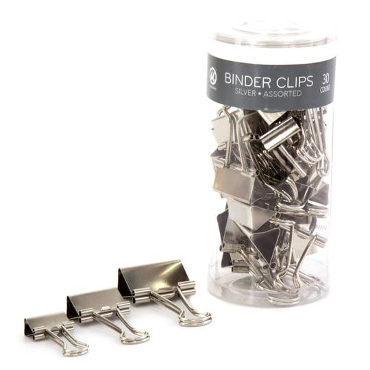 u-brands-binder-clips-assorted-sizes-silver-steel-30-count-1
