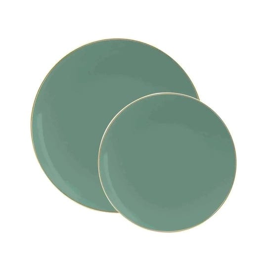 luxe-party-round-plastic-dinner-plates-sage-gold-1