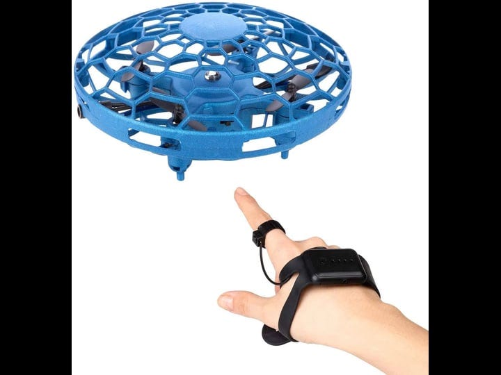canopus-hand-drone-for-kids-wrist-watch-remote-control-blue-ufo-type-mini-drone-with-usb-cable-drone-1