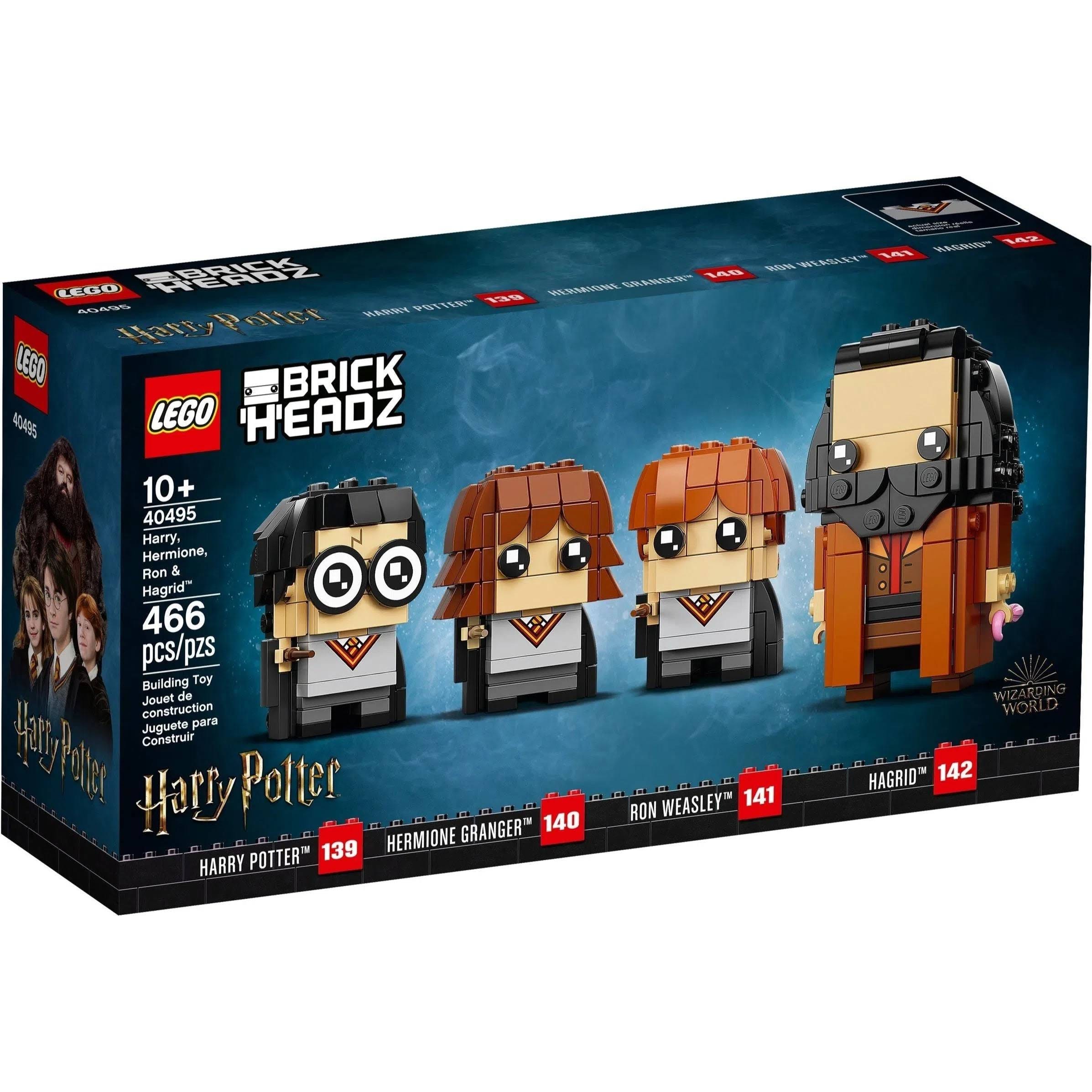 LEGO Brickheadz Harry Potter Set: Harry, Hermione, Ron & Hagrid | Image