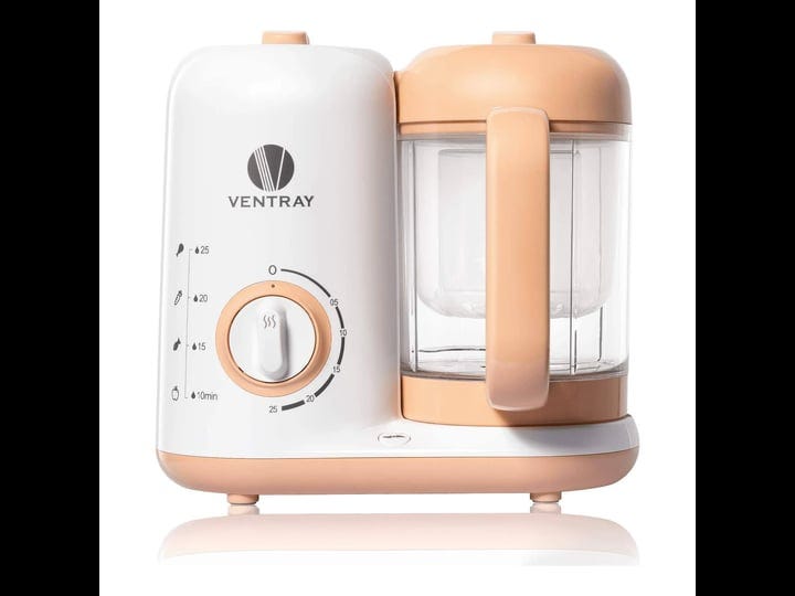 ventray-baby-food-maker-all-in-one-baby-food-processor-peach-1