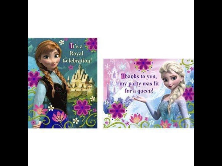 disney-frozen-invitations-thank-you-postcards-8-each-1