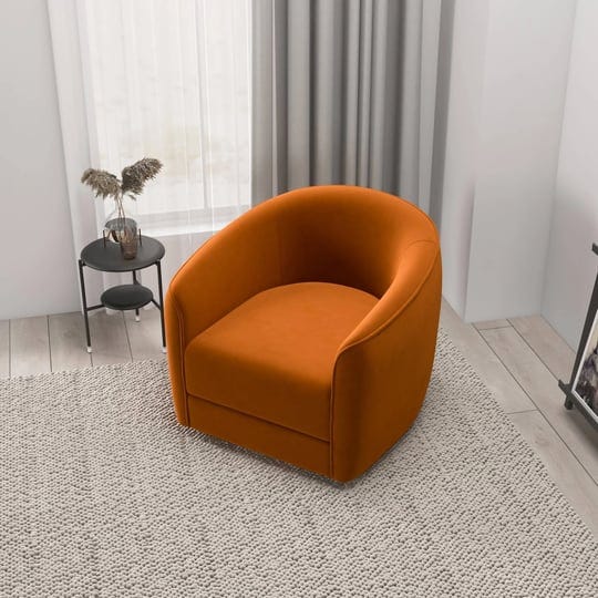ashcroft-furniture-elise-burnt-orange-velvet-swivel-chair-1