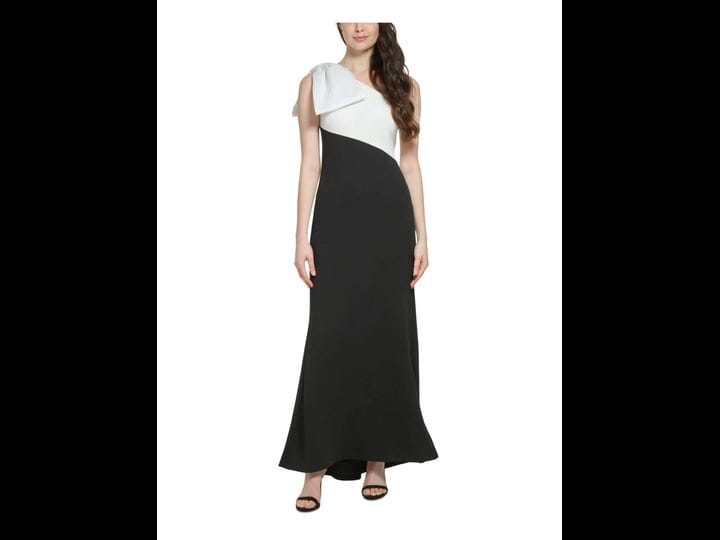 eliza-j-colorblock-one-shoulder-gown-in-black-white-at-nordstrom-size-5