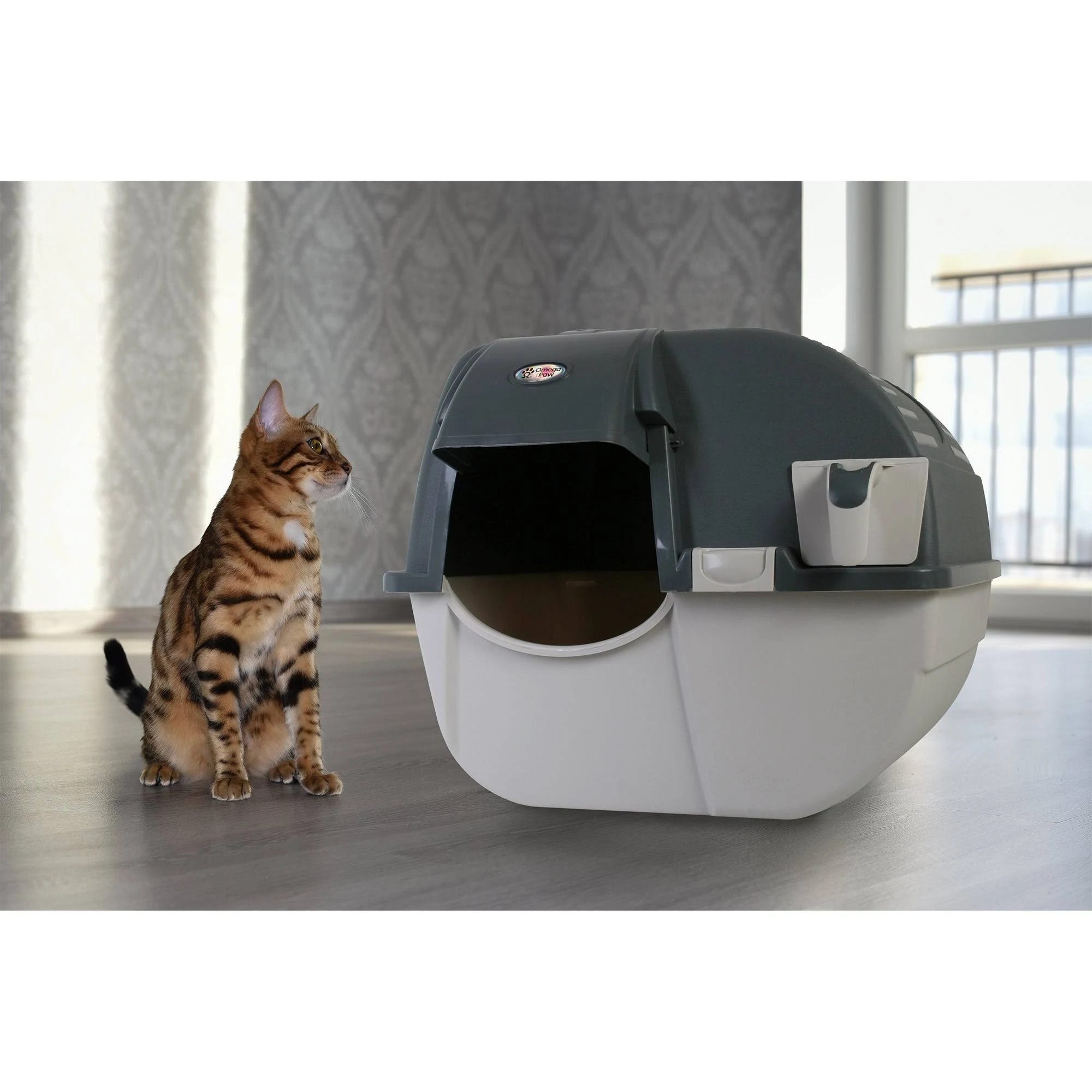 Omega Paw Easy Fill Cat Litter Box | Image