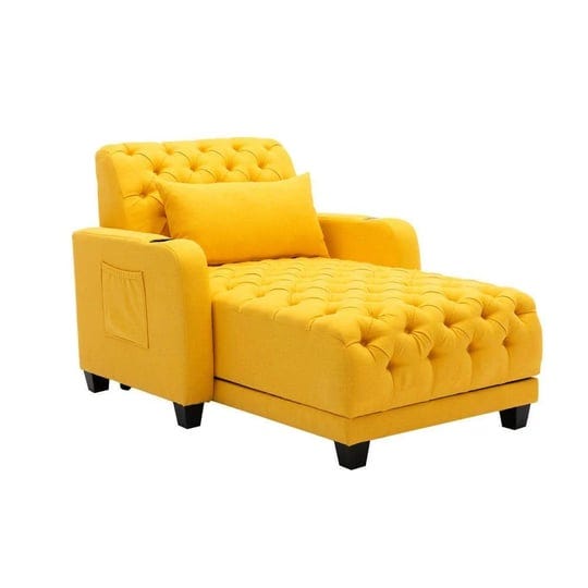 modern-tufted-yellow-fabric-electric-adjustable-sofa-chaise-lounge-with-wireless-charging-a-pillow-a-1