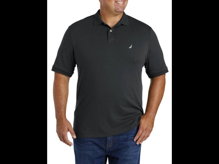 nautica-mens-shirt-black-size-2xlt-two-button-short-sleeve-polo-rugby-1