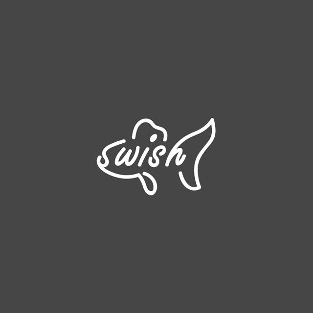 Clever Typographic Logos - Swish