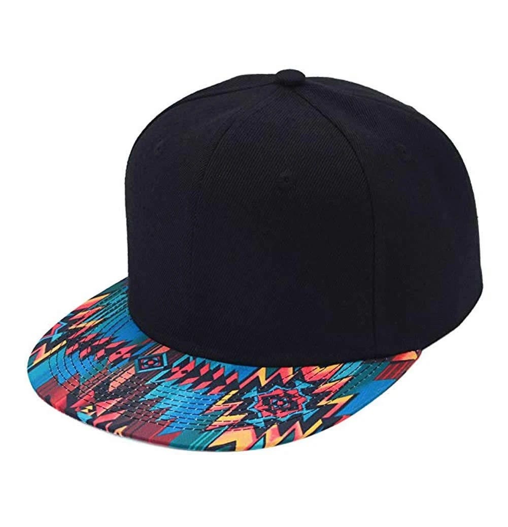 Stylish Adjustable Cotton Twill Hip-Hop Flat Bill Cap | Image