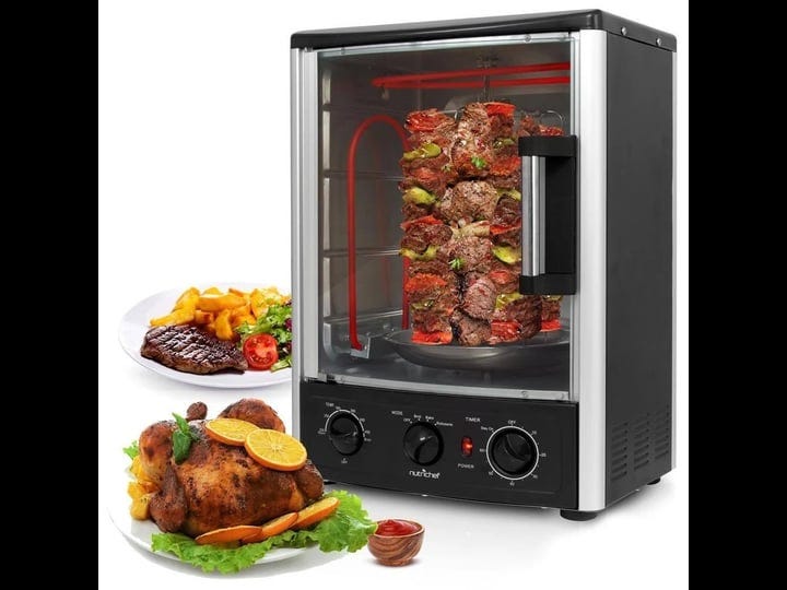 nutrichef-multi-function-vertical-countertop-rotisserie-oven-with-bake-1