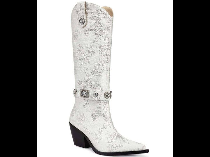 azalea-wang-bavani-floral-jacquard-rhinestone-belted-western-boots-womens-8m-white-1