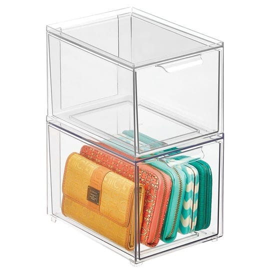 mdesign-stackable-plastic-storage-closet-bin-boxes-with-pull-out-drawers-clear-mathis-home-1