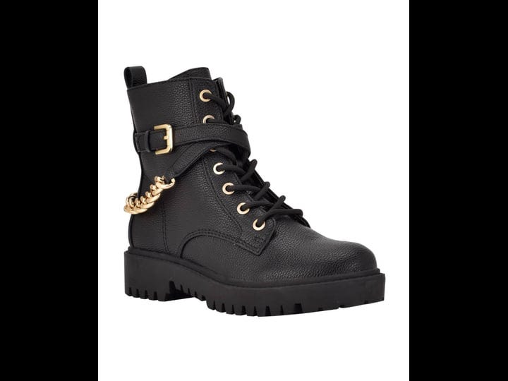 guess-olisey-womens-faux-leather-chain-combat-lace-up-boots-black-1