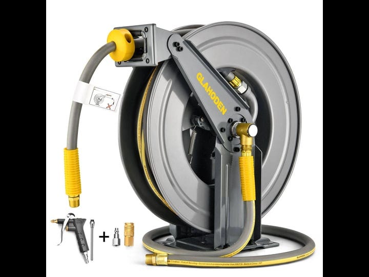 glahoden-double-arm-air-hose-reel-50-ft-retractable-1-2-in-hybrid-hose-heavy-duty-steel-professional-1