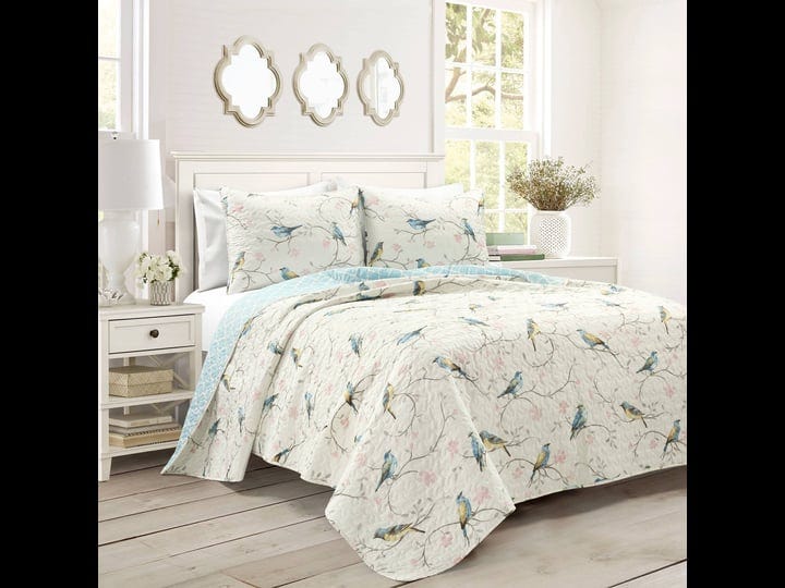 lush-decor-botanical-bird-and-flower-oversized-reversible-quilt-set-multi-full-queen-1