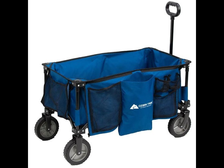 ozark-trail-quad-folding-wagon-with-telescoping-handle-blue-1