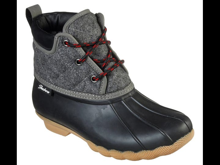 skechers-womens-pond-lil-puddles-duck-boot-black-charcoal-1