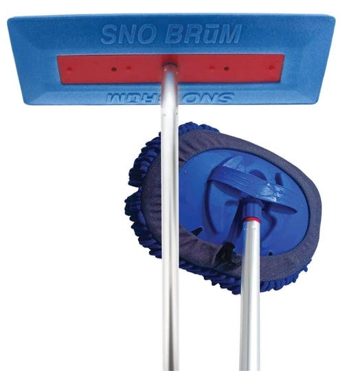 snobrum-365-snow-remover-for-cars-and-trucks-with-microfiber-mop-head-for-cleaning-2-in-1-snow-and-c-1