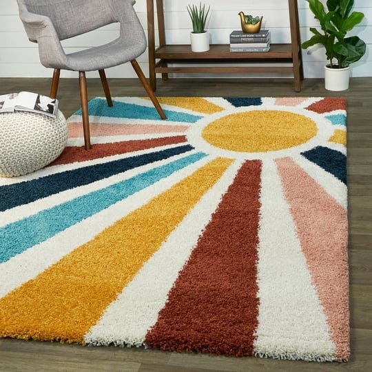 balta-rugs-helia-geometric-sun-shag-area-rug-yellow-3-11-x-5-7-1