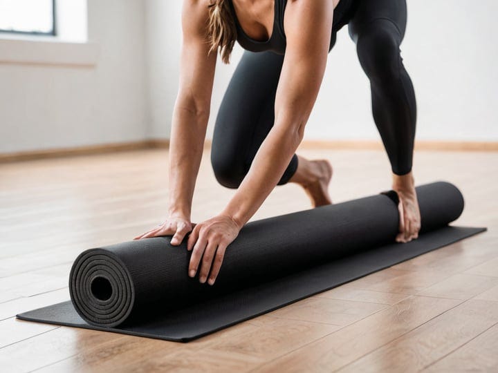 Black Yoga Mats-5