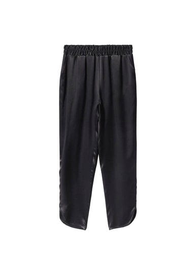 mango-satin-pants-with-elastic-waist-black-xs-women-1