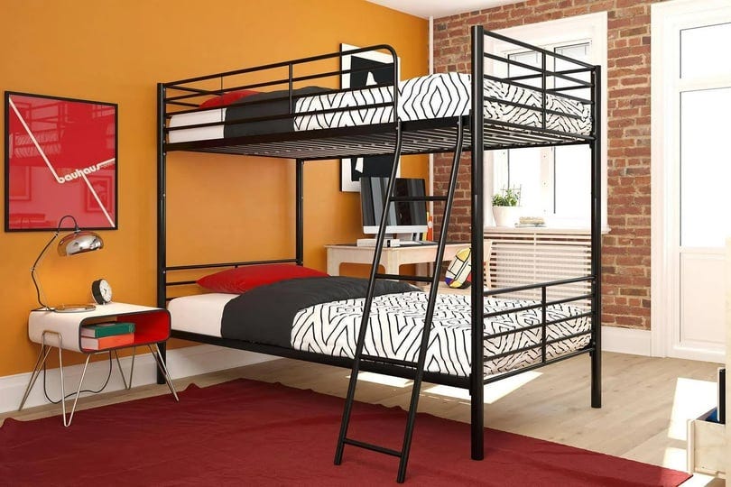 dhp-twin-over-twin-convertible-metal-bunk-bed-black-twin-1