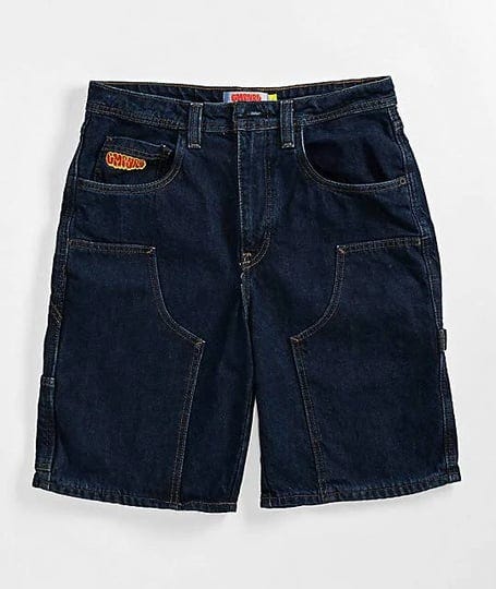 empyre-loose-fit-double-knee-dark-blue-denim-shorts-1