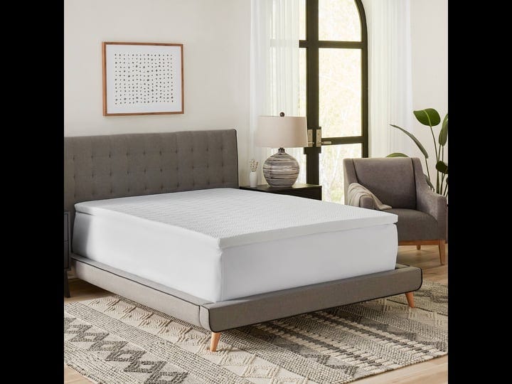 bodipedic-2-inch-gel-infused-memory-foam-mattress-topper-with-circular-knit-cover-white-king-1
