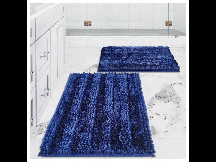 civkor-bath-mats-for-bathroom-navy-blue-bathroom-rugs-set-of-2-pieces-shiny-with-non-slip-backing-su-1