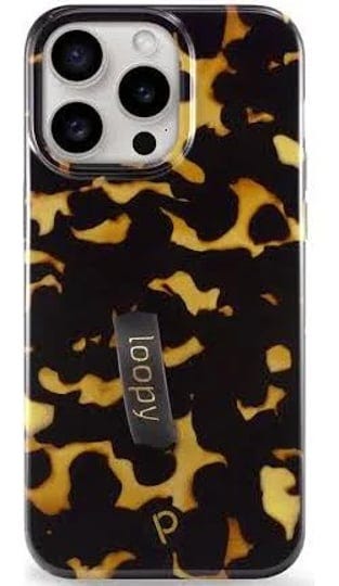best-iphone-15-pro-max-case-loopy-cases-stopthedrop-tortoise-gloss-edition-lefty-1