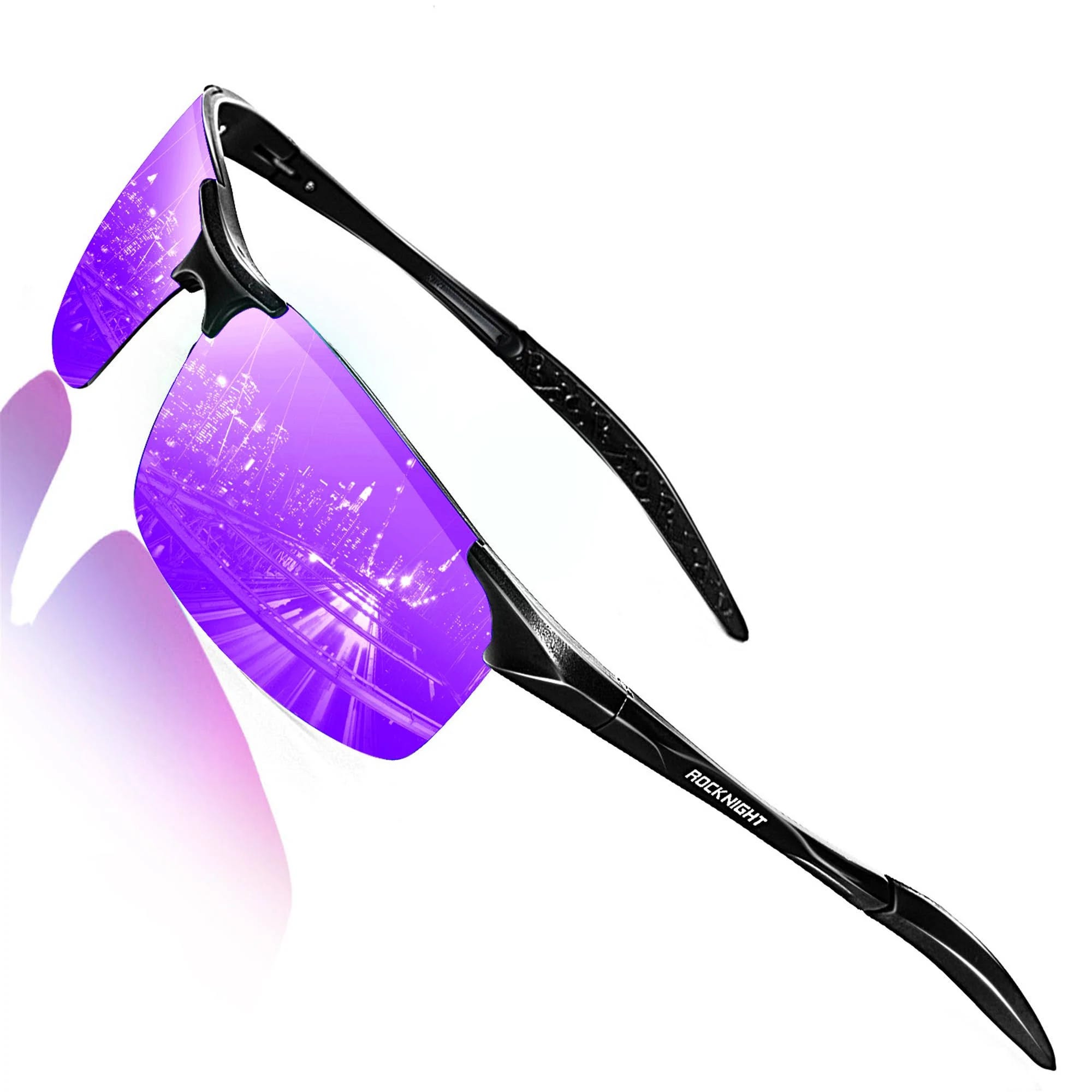 UV Protection Polarized Mirrored Sunglasses - Big Head Design | Image