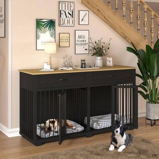 wiawg-indoor-furniture-style-dog-crate-large-wooden-dog-house-with-drawers-divider-dog-cage-for-larg-1