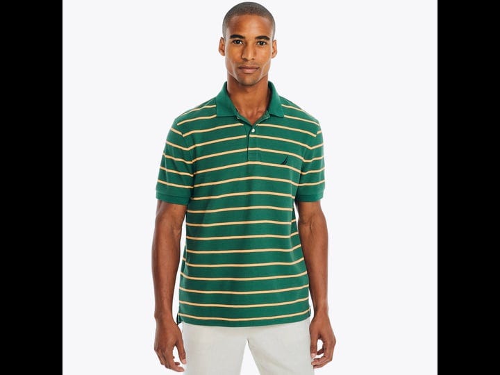nautica-mens-sustainably-crafted-classic-fit-striped-deck-polo-army-green-s-shop-spring-styles-1