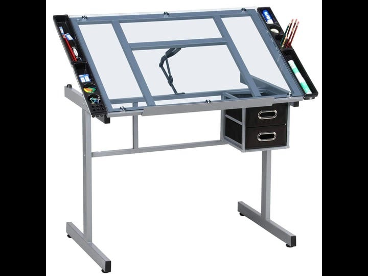 yaheetech-adjustable-glass-drafting-table-drawing-desk-diamond-art-desk-versatile-art-craft-station--1