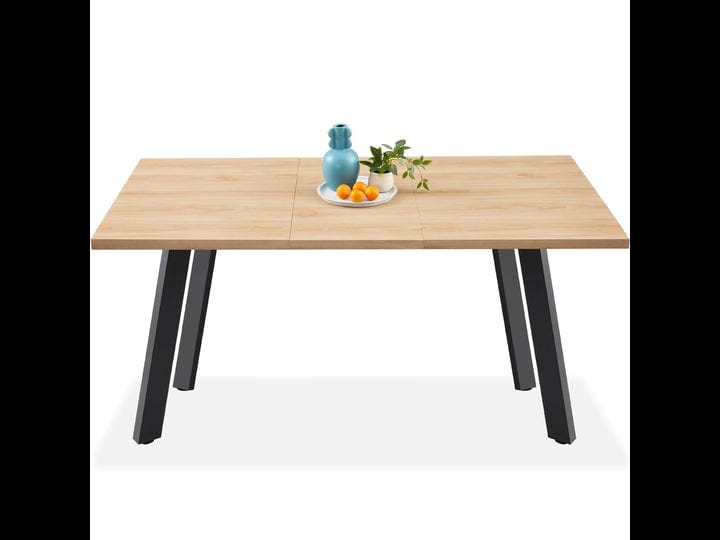 best-choice-products-47-to-63in-modern-extendable-dining-table-for-2-6-people-w-leaf-extension-2-loc-1