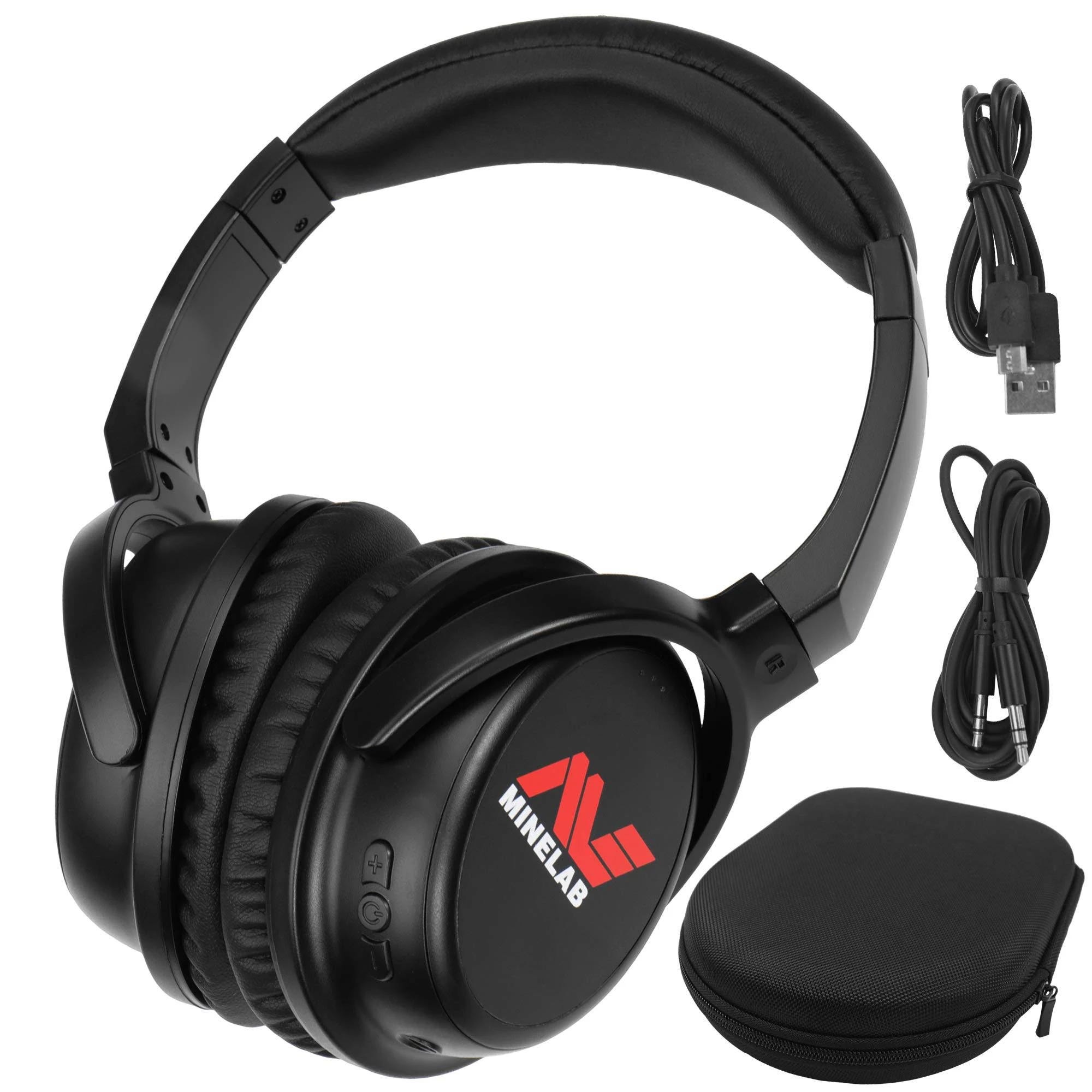 Minelab Equinox 800 Wireless Bluetooth Headphones Case & 1/8
