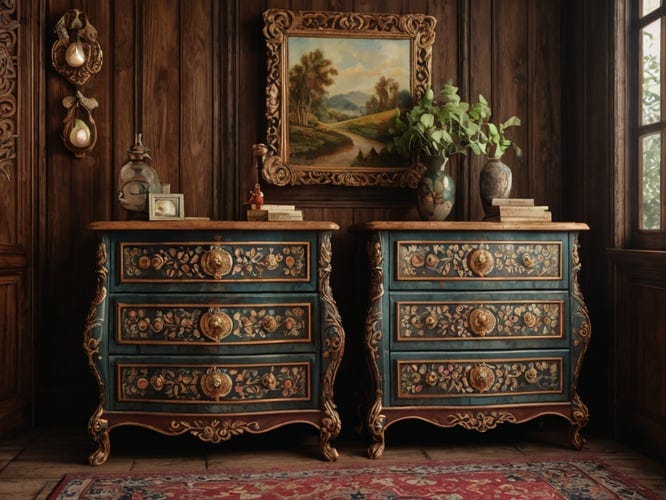 Hand-Painted-Cabinets-Chests-1