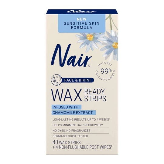 nair-sensitive-ready-wax-strips-face-bikini-40-ct-1