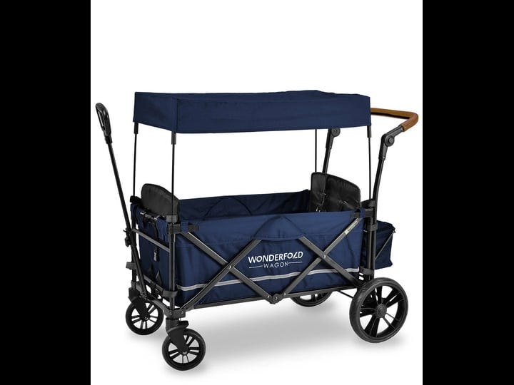 wonderfold-wagon-x2-pull-push-double-stroller-wagon-navy-1