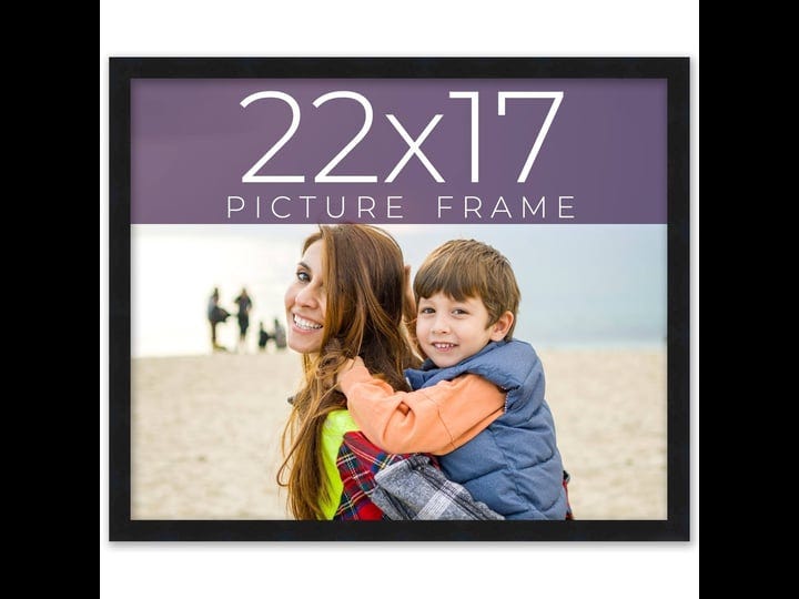 22x17-black-picture-frame-wood-picture-frame-complete-with-uv-noir-classique-1