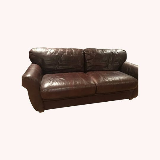 brown-leather-pullout-sleeping-sofa-1