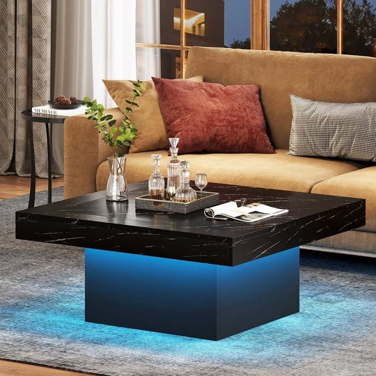 tribesigns-square-led-rustic-farmhouse-low-coffee-table-for-living-room-maple-white-engineered-wood-1