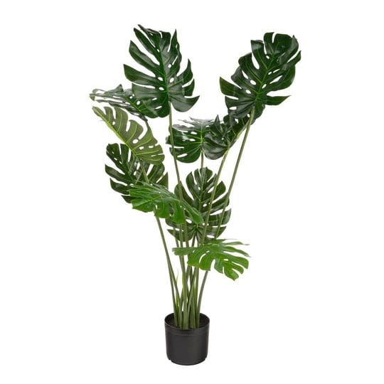 naturae-decor-47-in-h-plastic-artificial-monstera-green-1