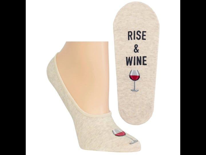 womens-rise-and-wine-liner-socks-beige-1