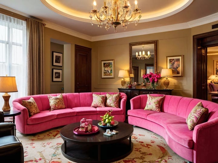 Curved-Pink-Sofas-4