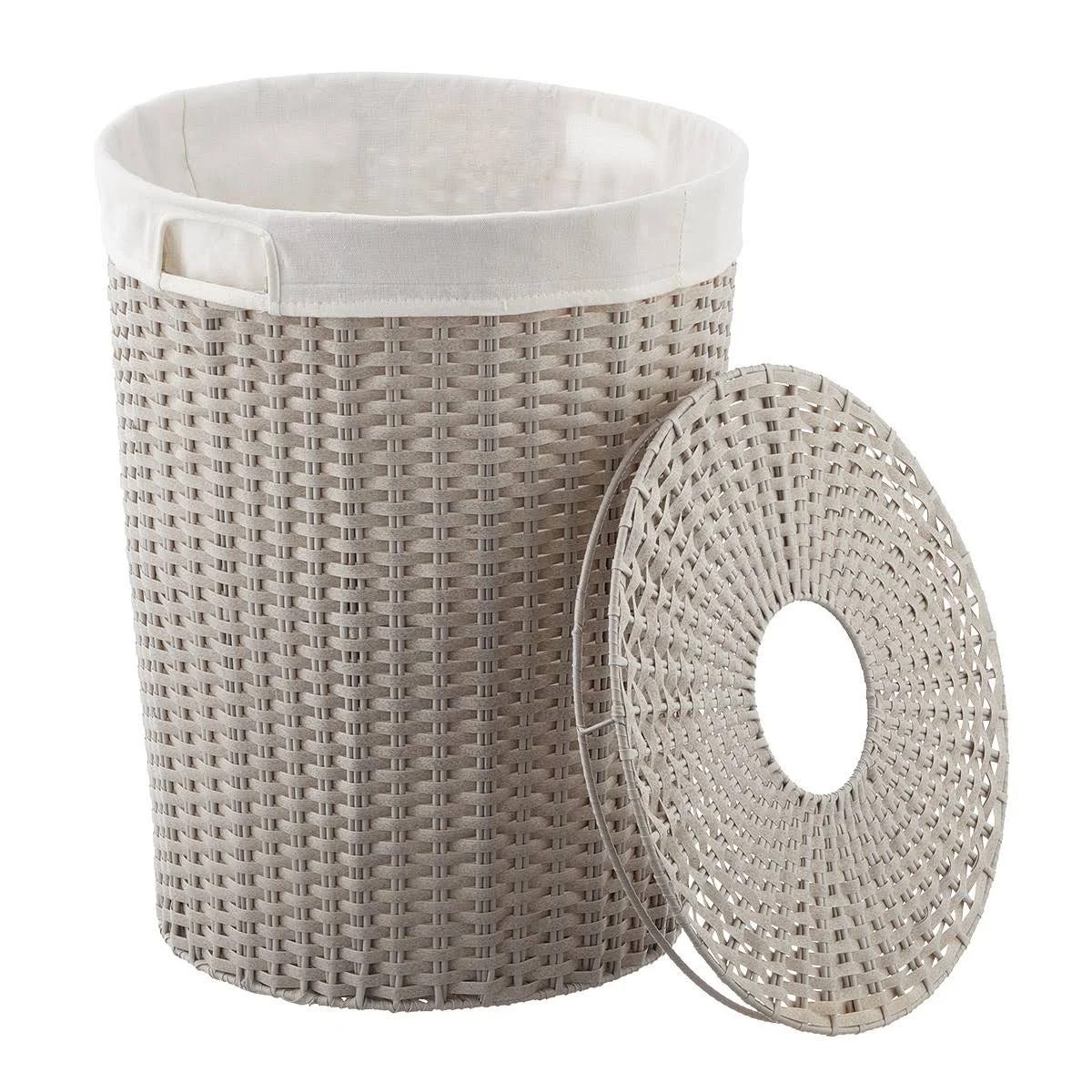 Montauk Round Laundry Hamper by The Container Store | Image