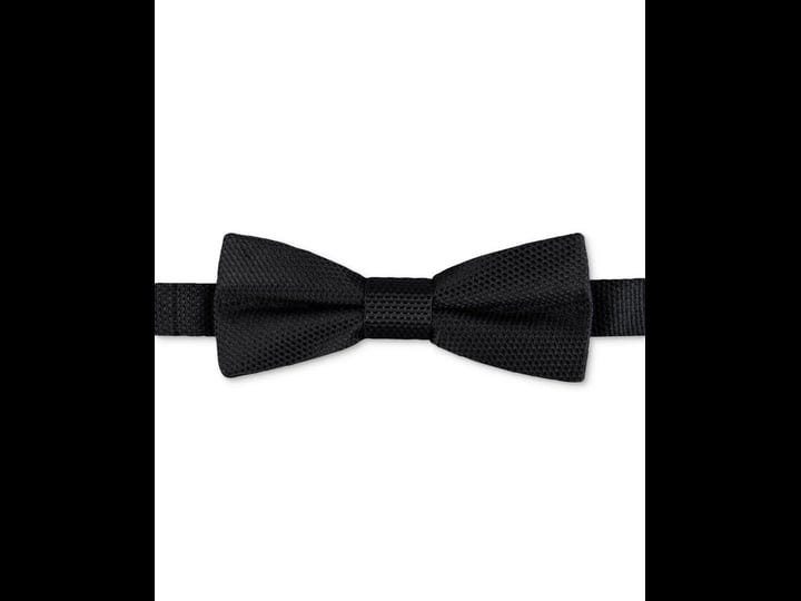 calvin-klein-mens-textured-solid-bow-tie-black-size-one-size-1