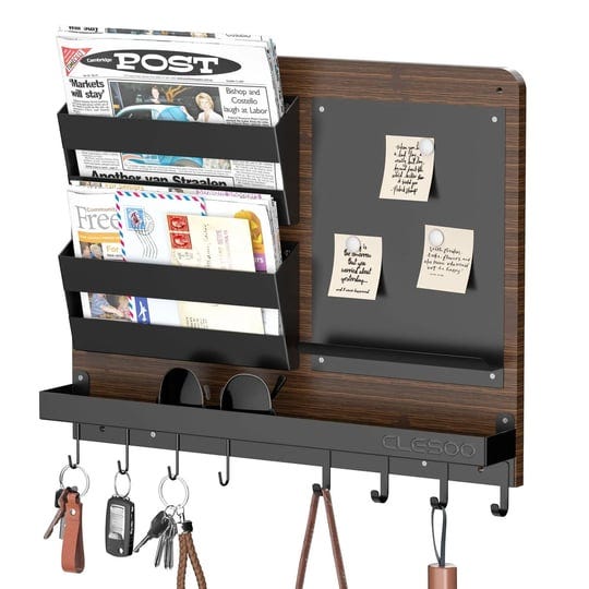 clesoo-key-and-mail-holder-for-wall-mount-8-key-hooks-wall-mail-organizer-with-2-mail-holders-magnet-1