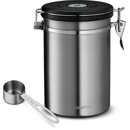 gourmia-gcc9390-coffee-canister-stainless-steel-storage-container-with-airtight-lid-co2-vent-valve-m-1